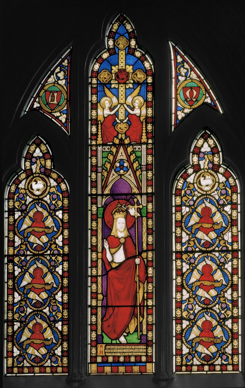 Doğu Penceresi, Blessed Sacrament Şapeli, c.1845 (vitray) by Augustus Welby Northmore Pugin