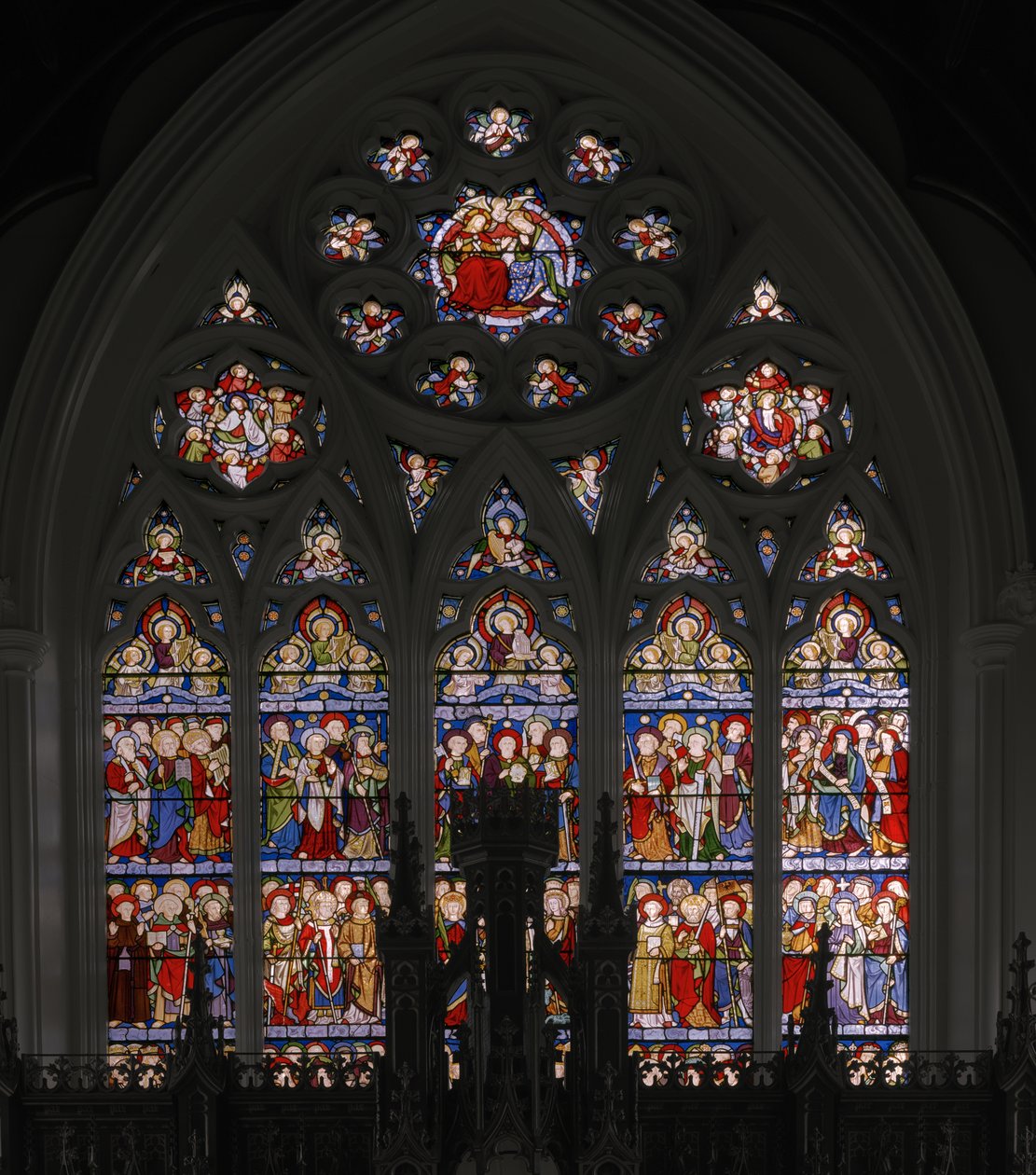 Göksel Kudüs, 1849 (vitray) by Augustus Welby Northmore Pugin