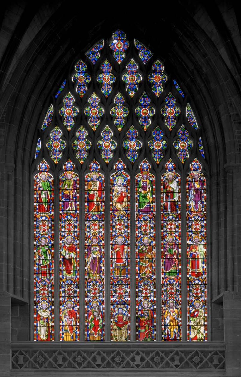 Jesse Ağacı, 1848 (vitray) by Augustus Welby Northmore Pugin