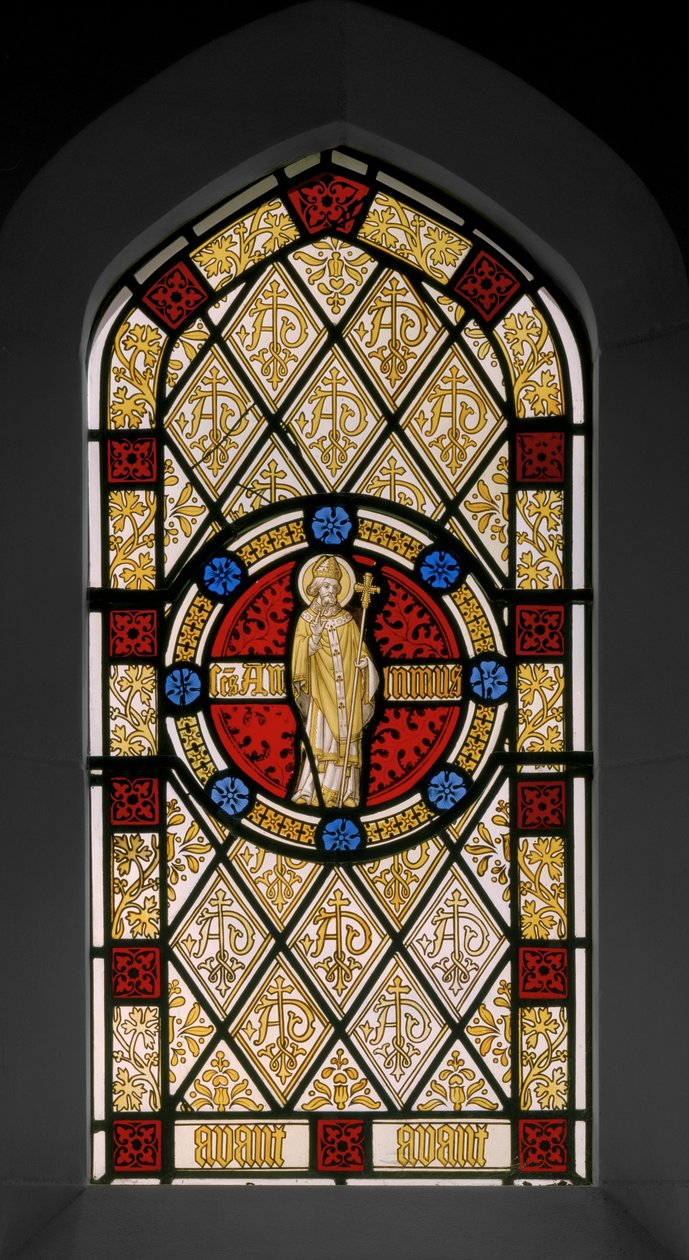 Kütüphane Penceresi, c.1844 (vitray) by Augustus Welby Northmore Pugin