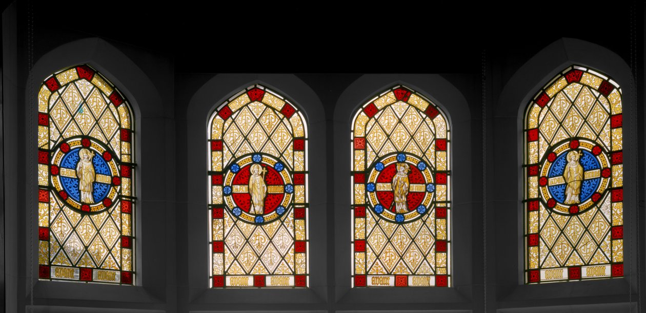 Kütüphane Penceresi, c.1844 (vitray) by Augustus Welby Northmore Pugin