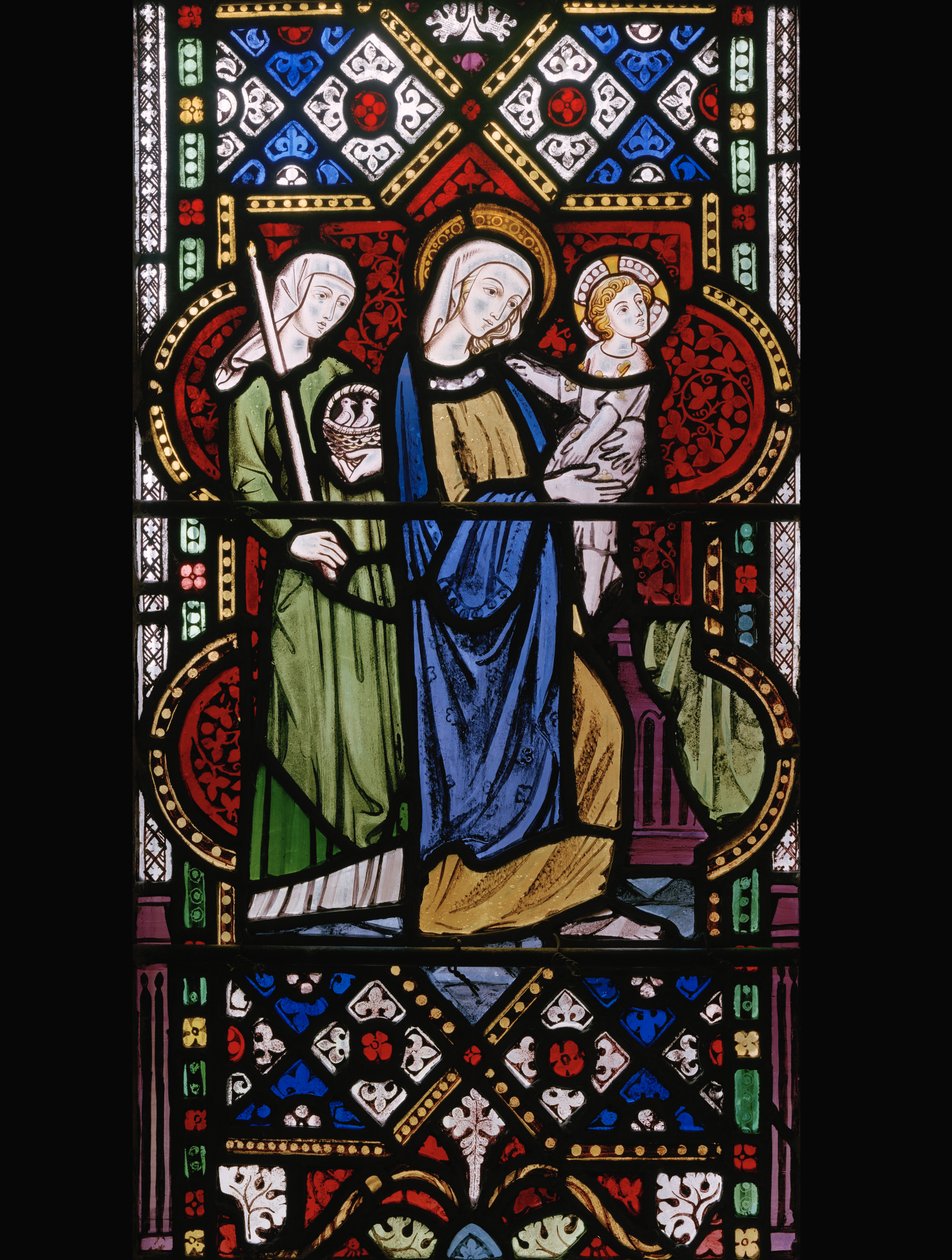 Tapınakta Sunum, 1850 (vitray) by Augustus Welby Northmore Pugin