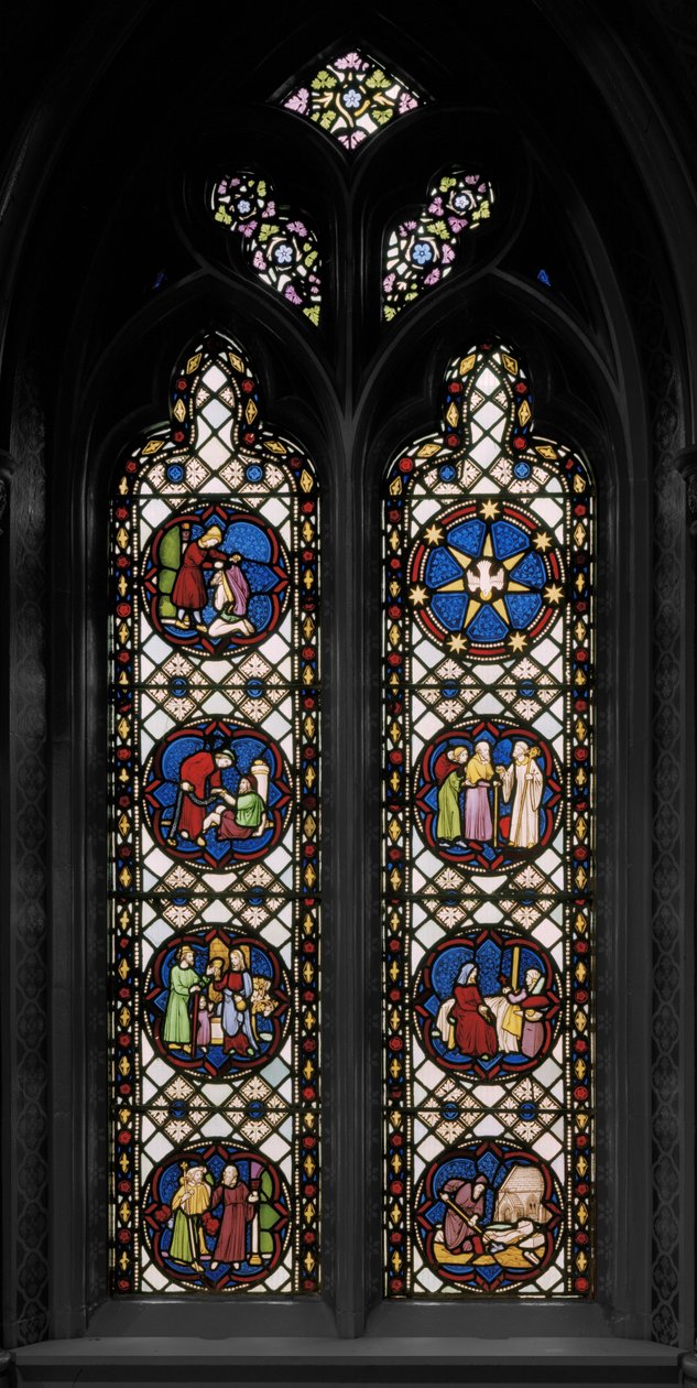 Yedi Onbaşı Merhamet Yasası, c.1845 (vitray) by Augustus Welby Northmore Pugin
