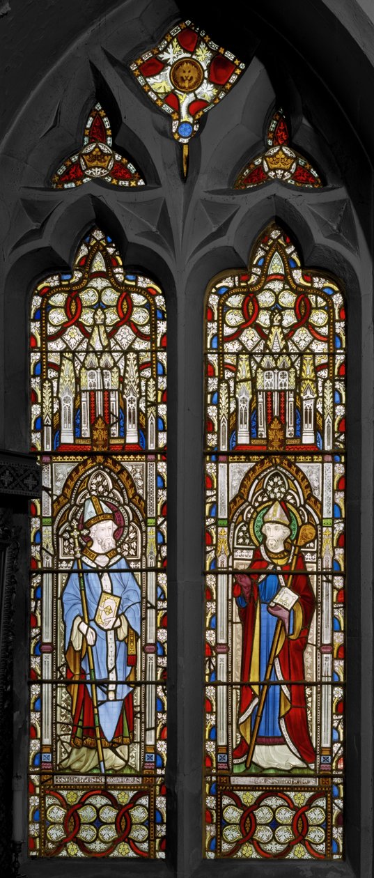 Aziz Boniface ve Aziz Swithin, 1852 (vitray) by Augustus Welby Northmore Pugin