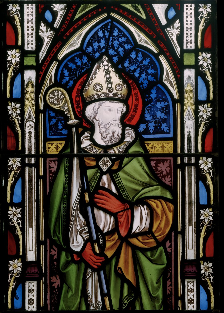 Aziz David, detay (vitray) by Augustus Welby Northmore Pugin