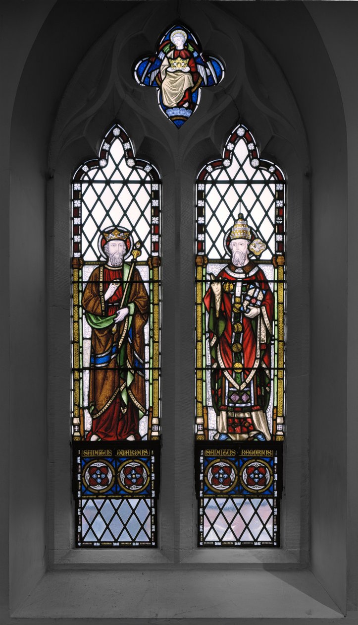 Aziz Edward ve Aziz Gregory, 1848 (vitray) by Augustus Welby Northmore Pugin