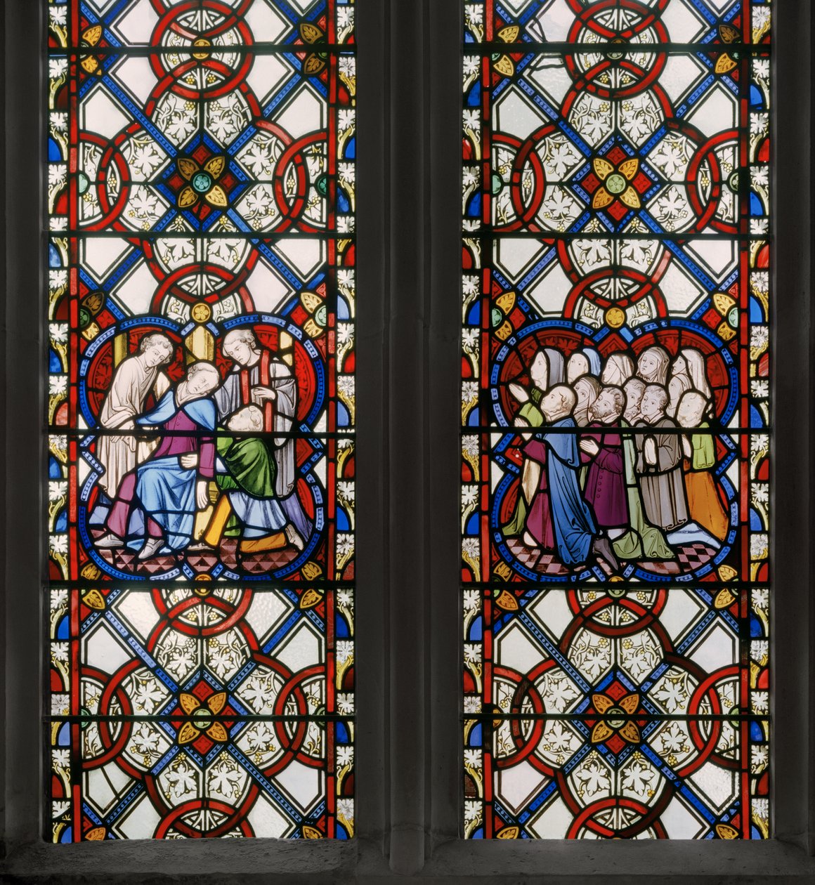 St. George Penceresi, detay, 1850 (vitray) by Augustus Welby Northmore Pugin