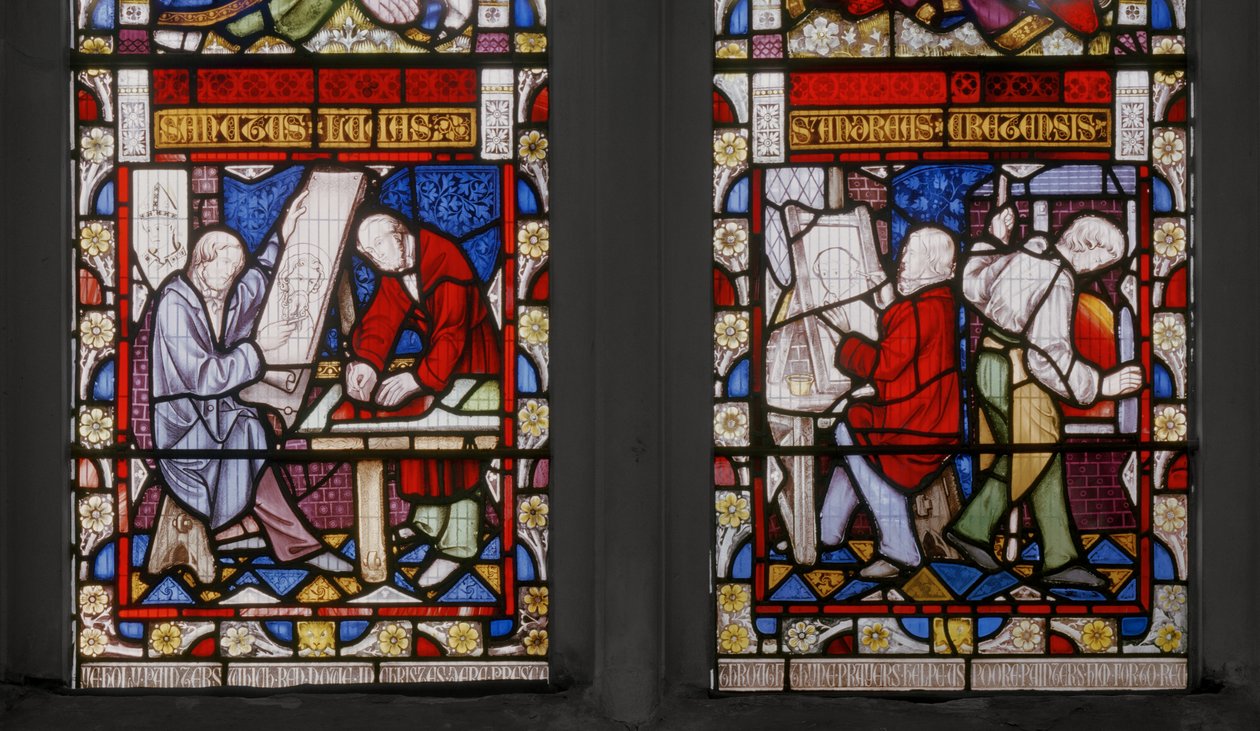 St. Luke Penceresi, detay, 1853 (vitray) by Augustus Welby Northmore Pugin