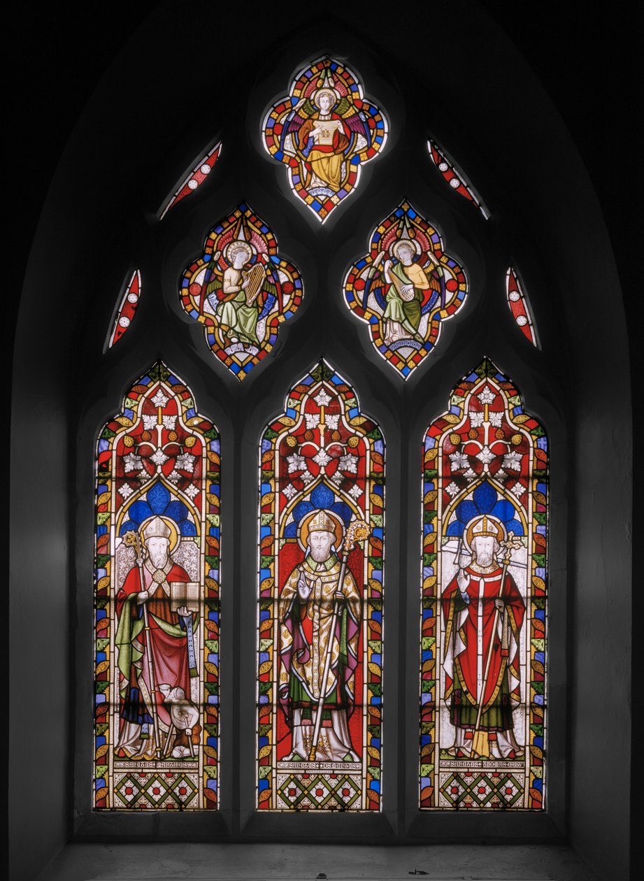 Aziz Osmund ve Aziz Thomas, 1848 (vitray) by Augustus Welby Northmore Pugin