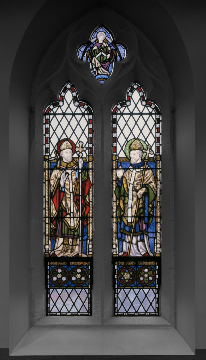Aziz Thomas ve Aziz Gulielmus, 1848 (vitray) by Augustus Welby Northmore Pugin