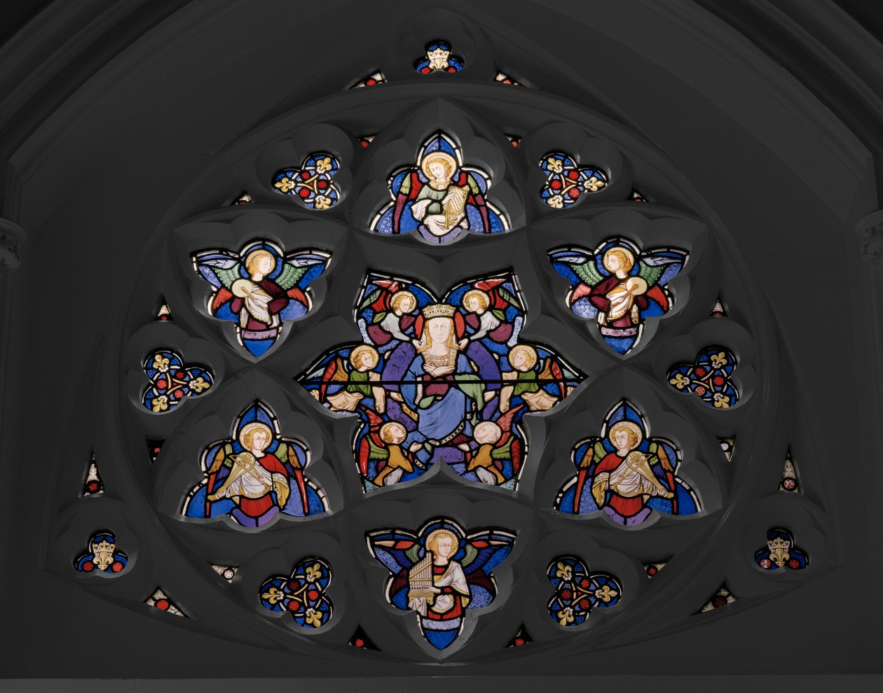 Oymalı Pencere, 1850 (vitray) by Augustus Welby Northmore Pugin