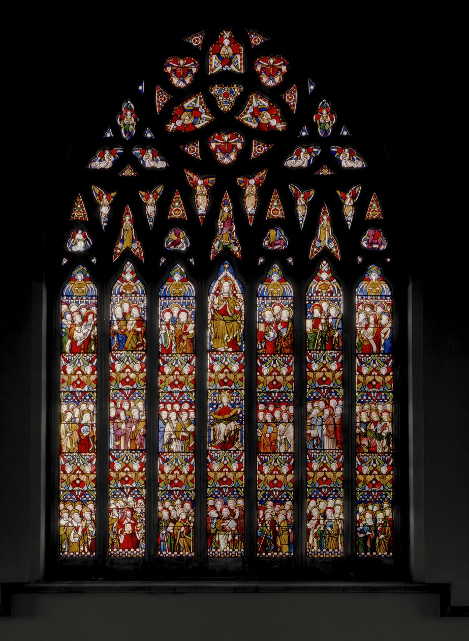 Kilisenin Zaferi, 1884 (vitray) by Augustus Welby Northmore Pugin