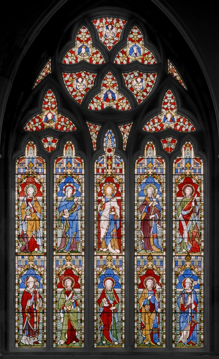 Batı penceresi (vitray) by Augustus Welby Northmore Pugin