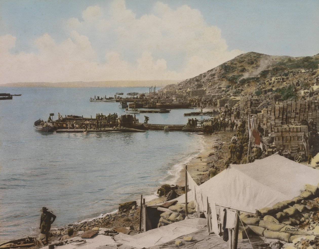 Anzak Koyu, Gelibolu, Türkiye, 1915 by Australian Photographer