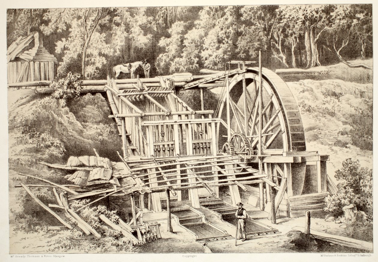 Kuvars kırma değirmeni, David Blair, McGrady, Thomson ve Niven, 1879