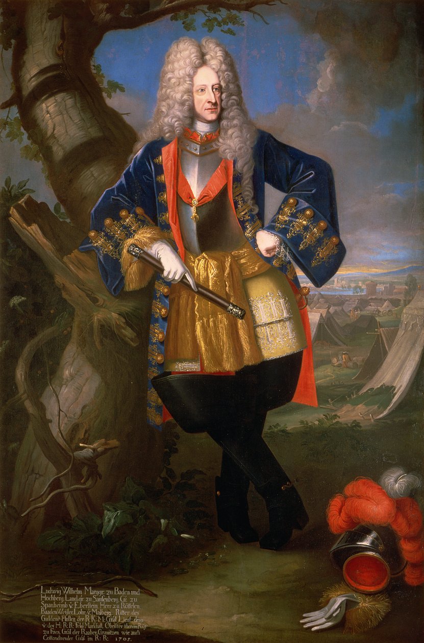 01147 Ludwig Wilhelm, Baden Kontu (1655-1707), 1705 by Austrian School