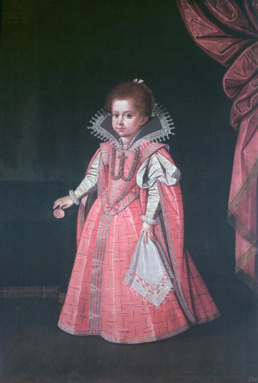 Arşidüşes Maria Anna (1610-65) çocukken, Kutsal Roma İmparatoru II. Ferdinand