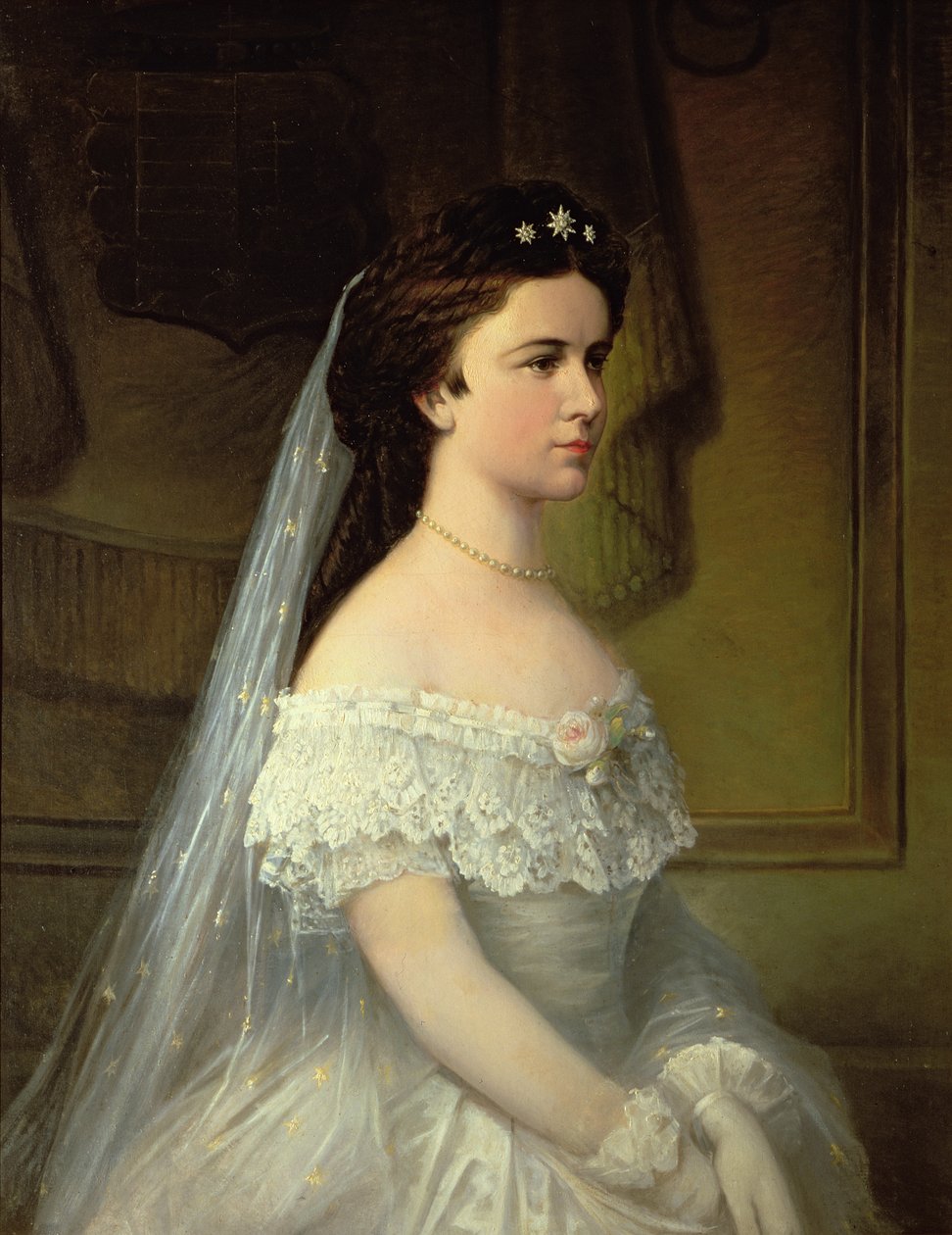 Bavyera Elizabeth (1837-98), Avusturya İmparatoriçesi by Austrian School