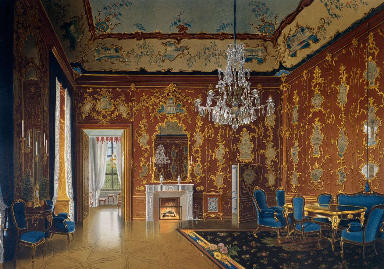 İmparatoriçe Maria Theresa Apartmanı, Schoenbrunn Sarayı (UNESCO Dünya Mirası Listesi) by Austrian School