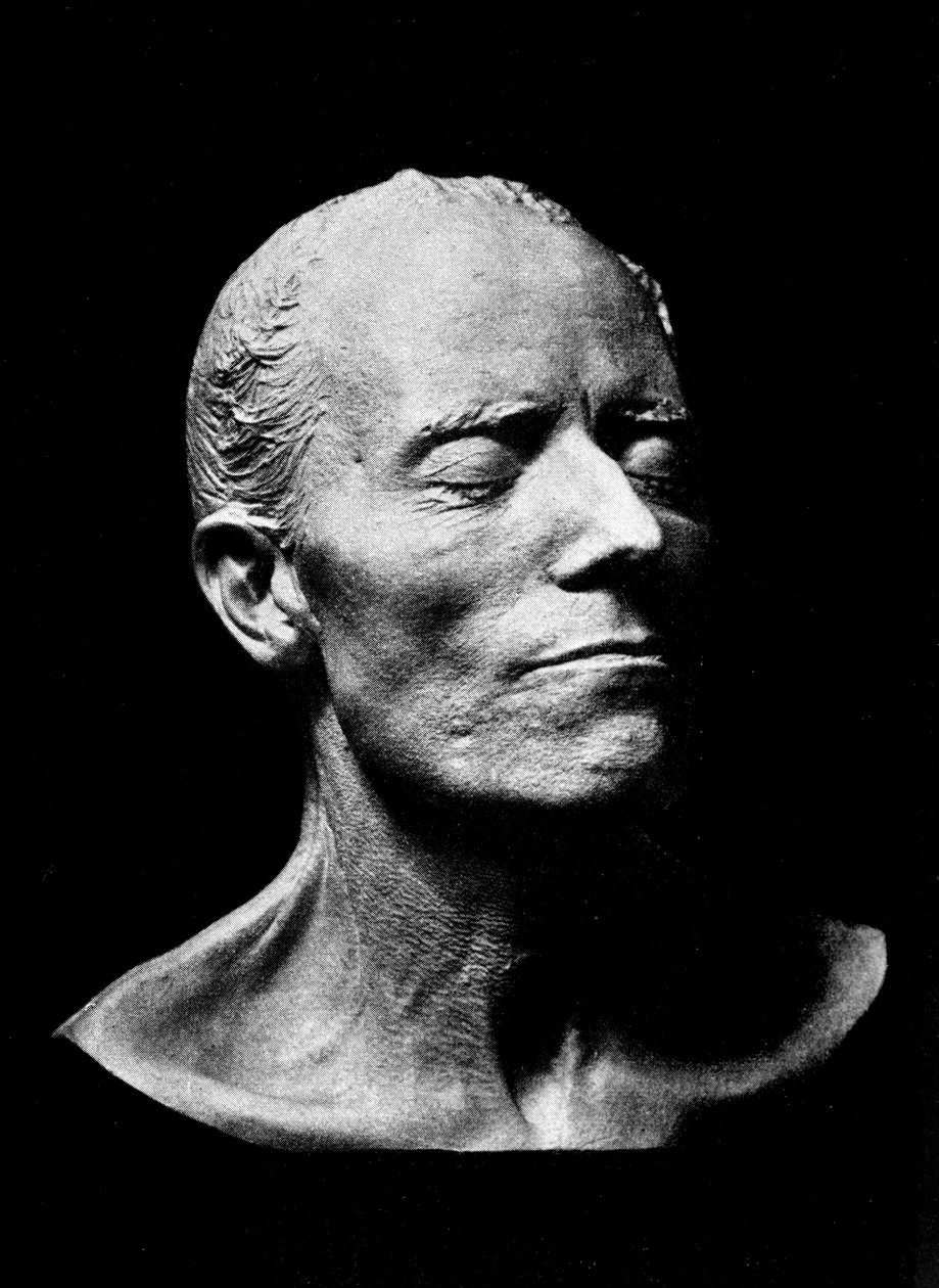 Gustav Mahlers Ölüm Maskesi, 1911 (alçı) by Austrian School