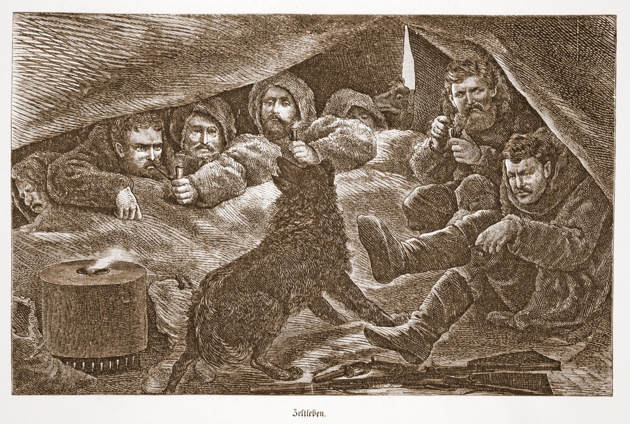 Çadırda yaşam, 1896 by Austrian School