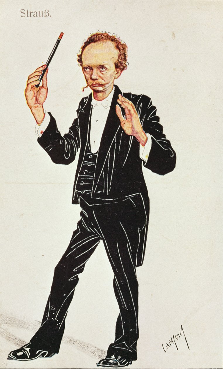 Richard Strauss (1864-1949) şef by Austrian School
