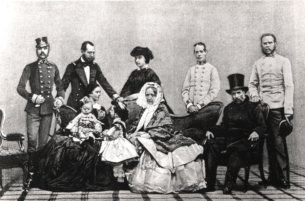 Avusturya İmparatorluk Ailesi, 1860 by Austrian School