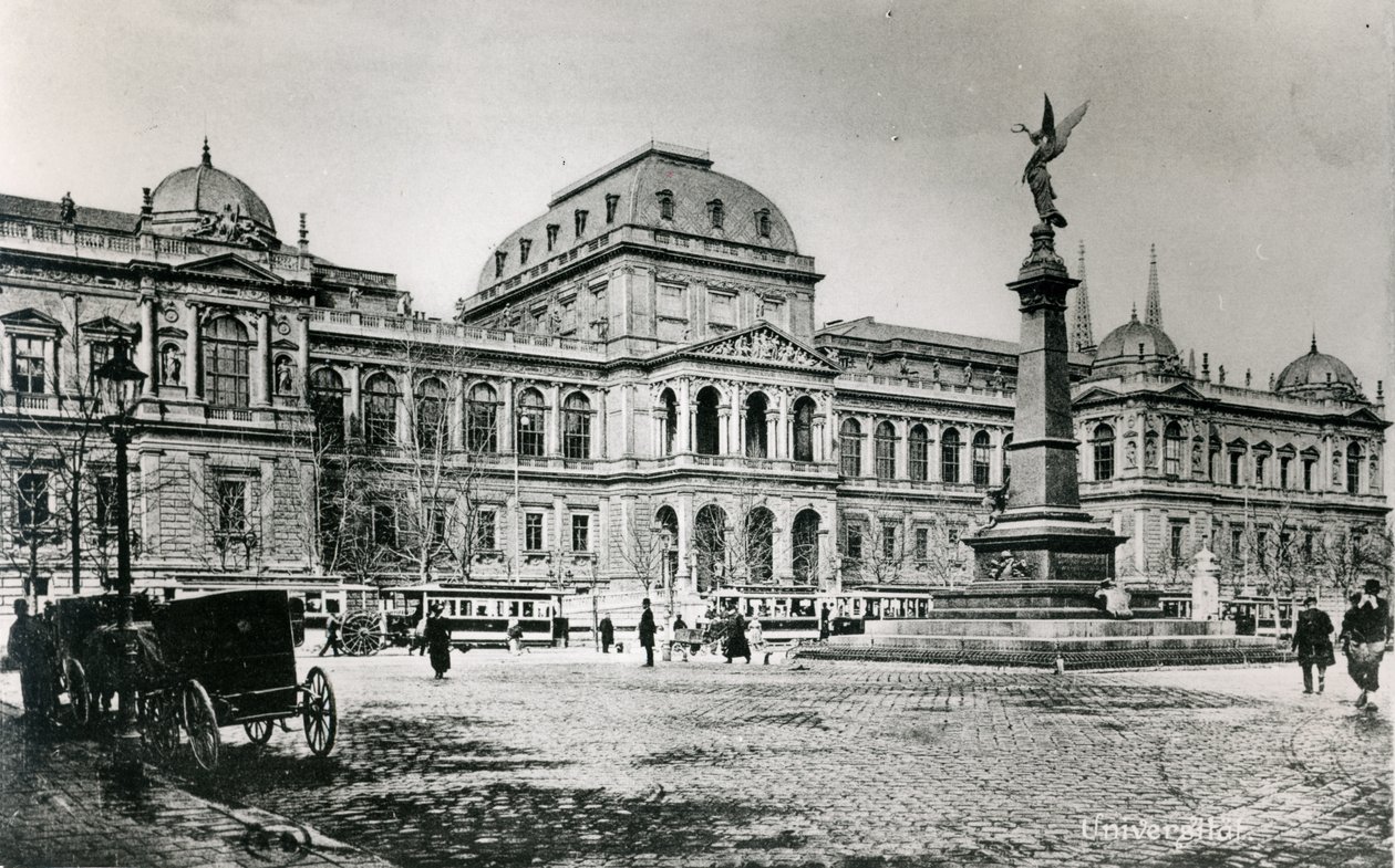 Viyana Üniversitesi ve Liebenberg Anıtı by Austrian School