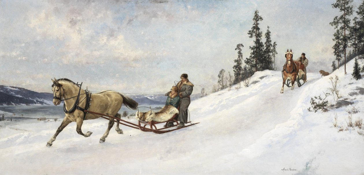 Kış gezisi by Axel Hjalmar Ender