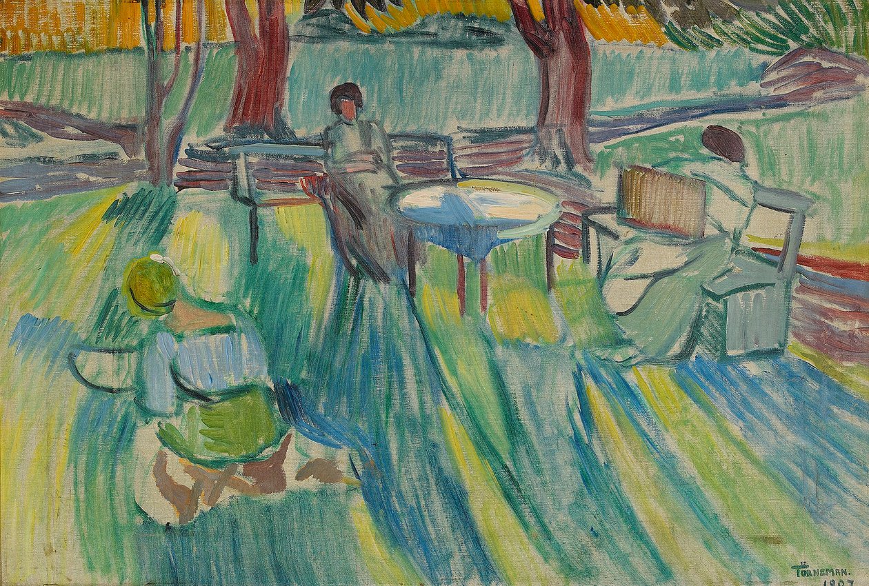 In the garden by Axel Törneman