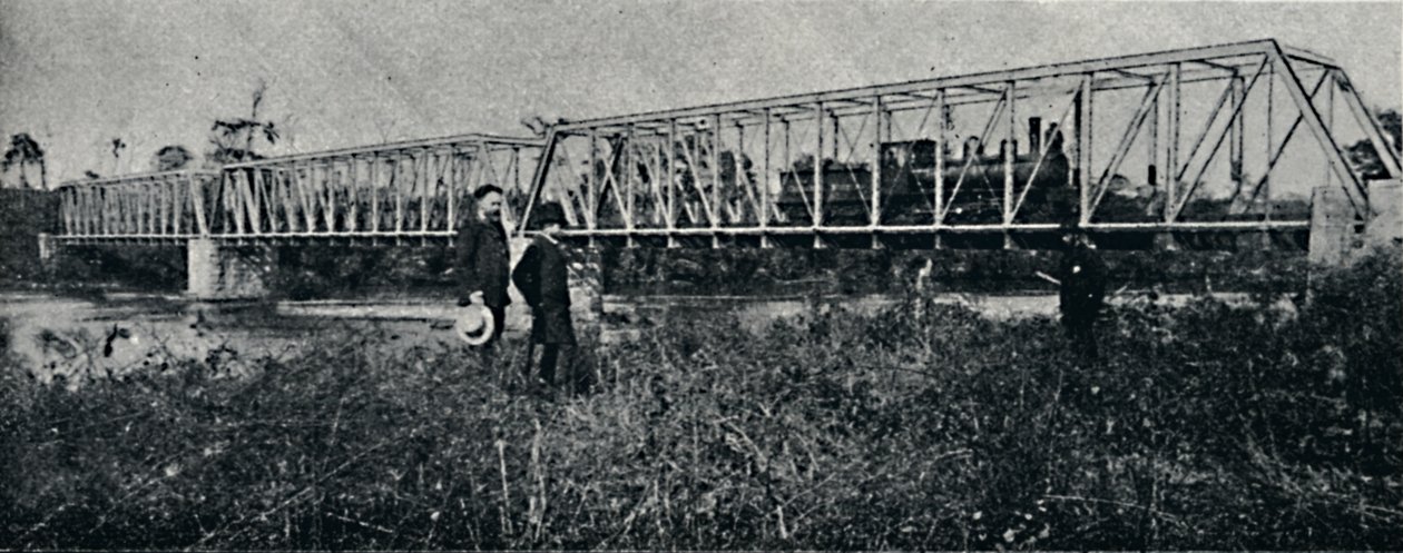 Pardo Nehri üzerindeki E. F. Mogyana Köprüsü, 1895 by Axel Frick