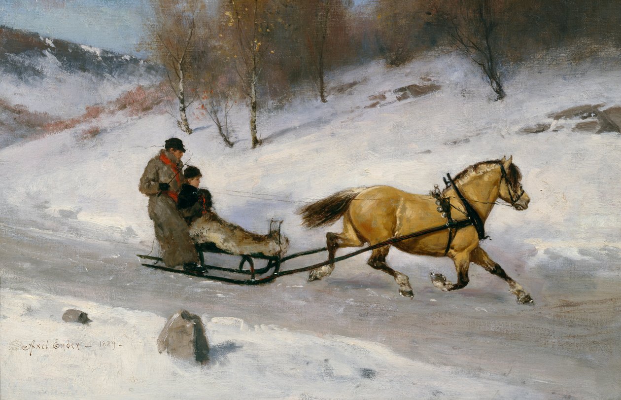 kızak sürme by Axel Hjalmar Ender