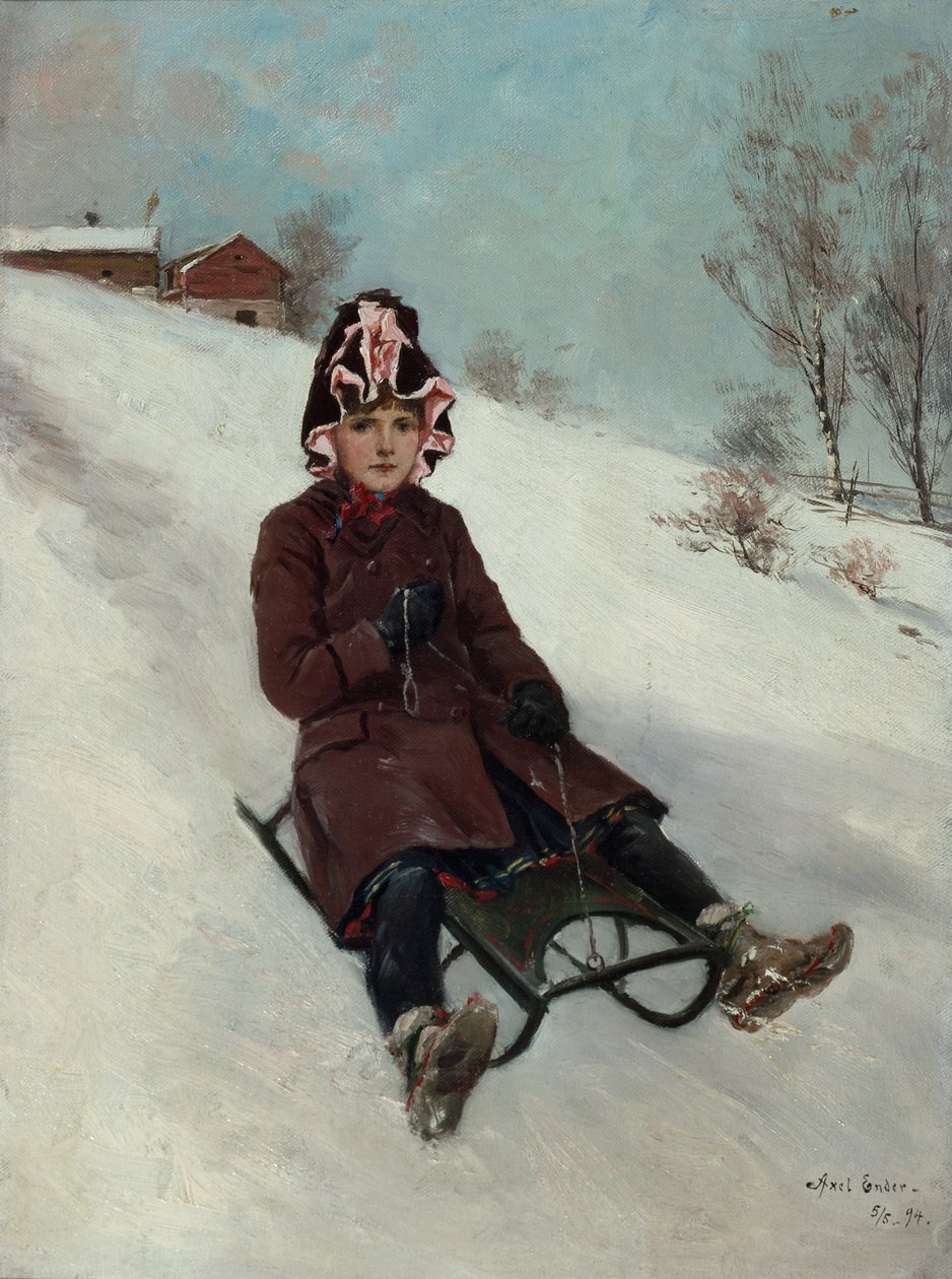 Kızak gezintisi by Axel Hjalmar Ender
