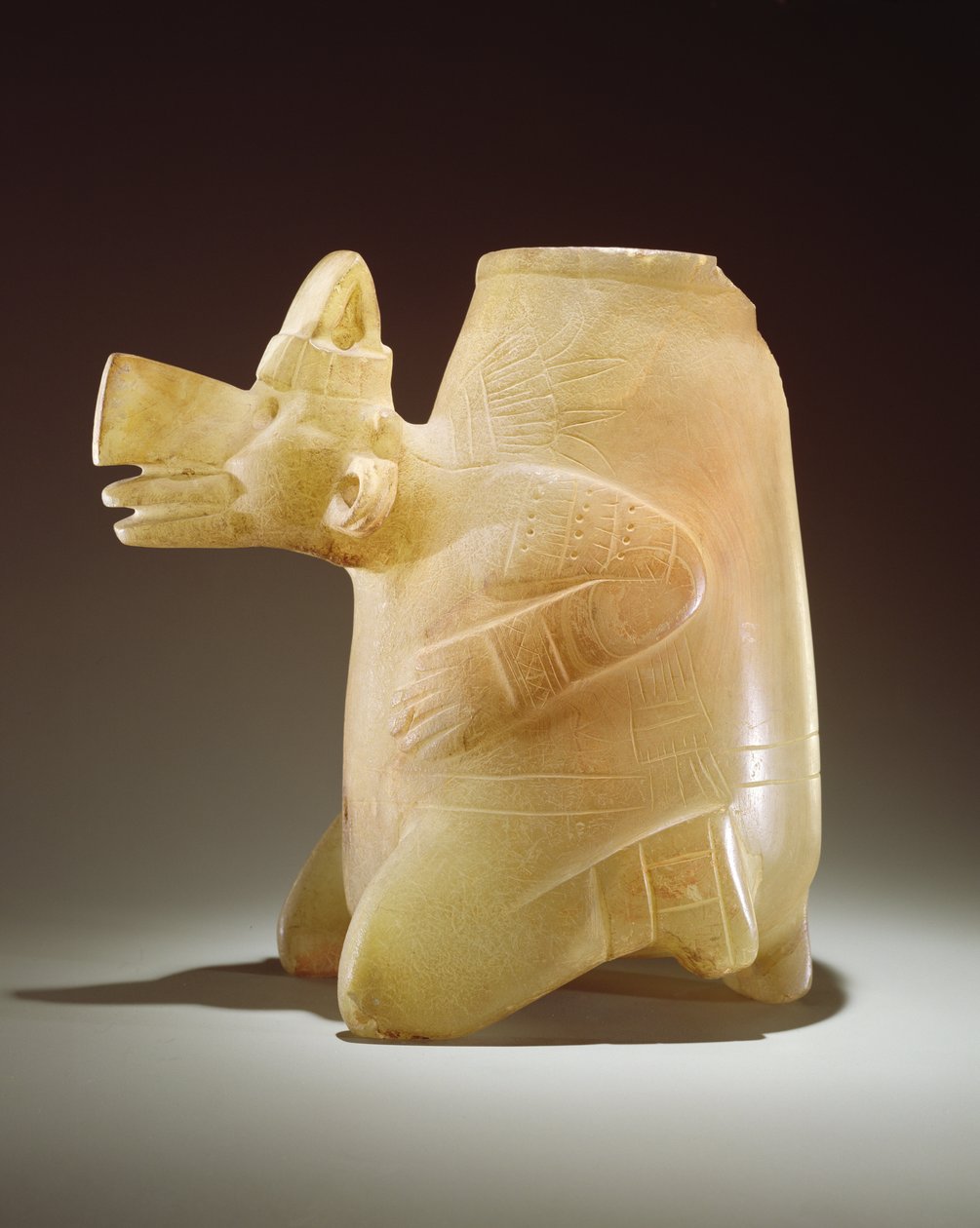 Ehecatl, Rüzgar Tanrısı (oniks) by Aztec