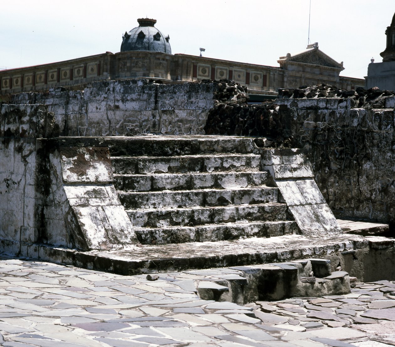 North Patio of Temple A, Templo Mayor, Late Post Classic period  by Aztec