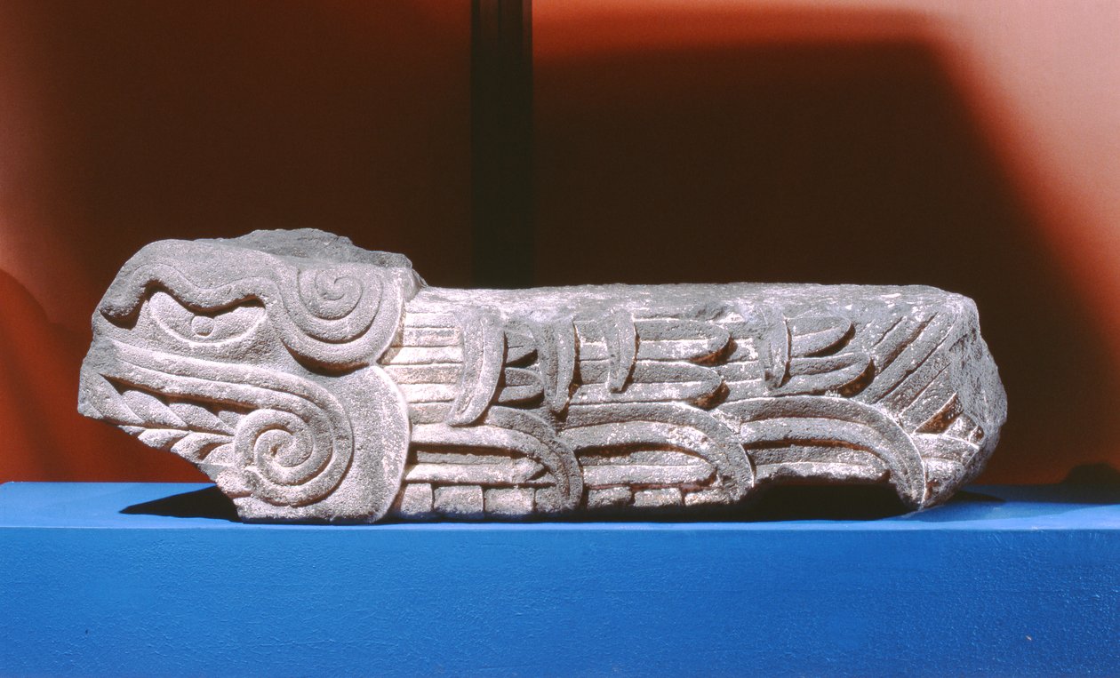 Quetzalcoatl Tüylü Yılan, Klasik Sonrası Geç Dönem (1300-1521) by Aztec