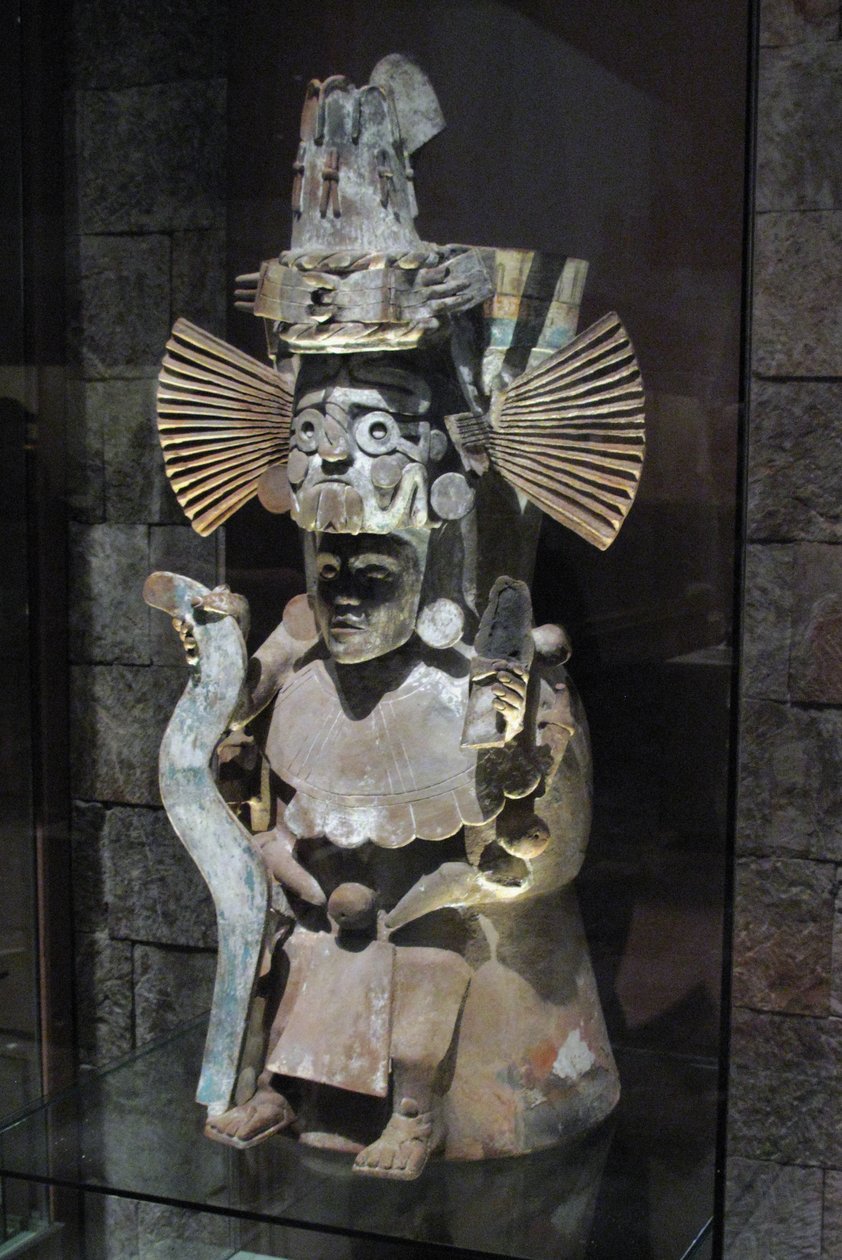 Tanrı Tlaloc, Tlahuac, Geç Postklasik dönem, c.1500 şeklinde tütsü brülörü by Aztec