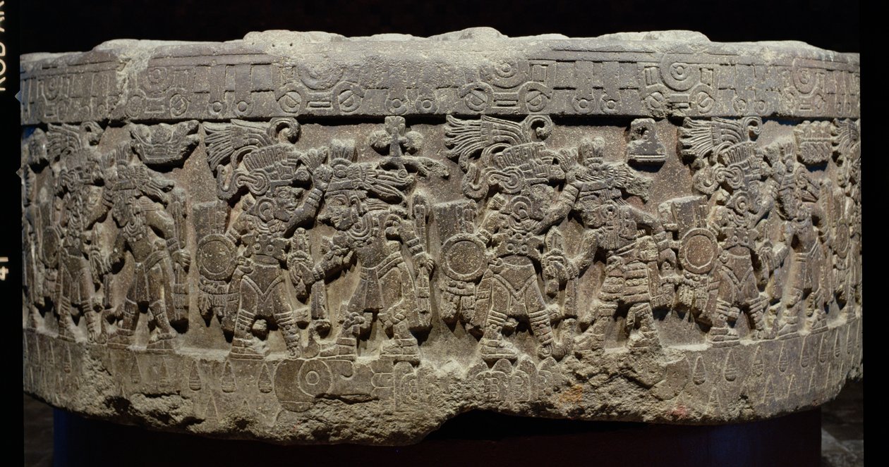 ದಿ ಸ್ಟೋನ್ ಆಫ್ ಟಿಜೋಕ್ (c.1481-86) ಅಥವಾ ಟೆಮಲಾಕಾಟ್ಲ್, 1325-1521 ಟರ್ಕ್ by Aztec