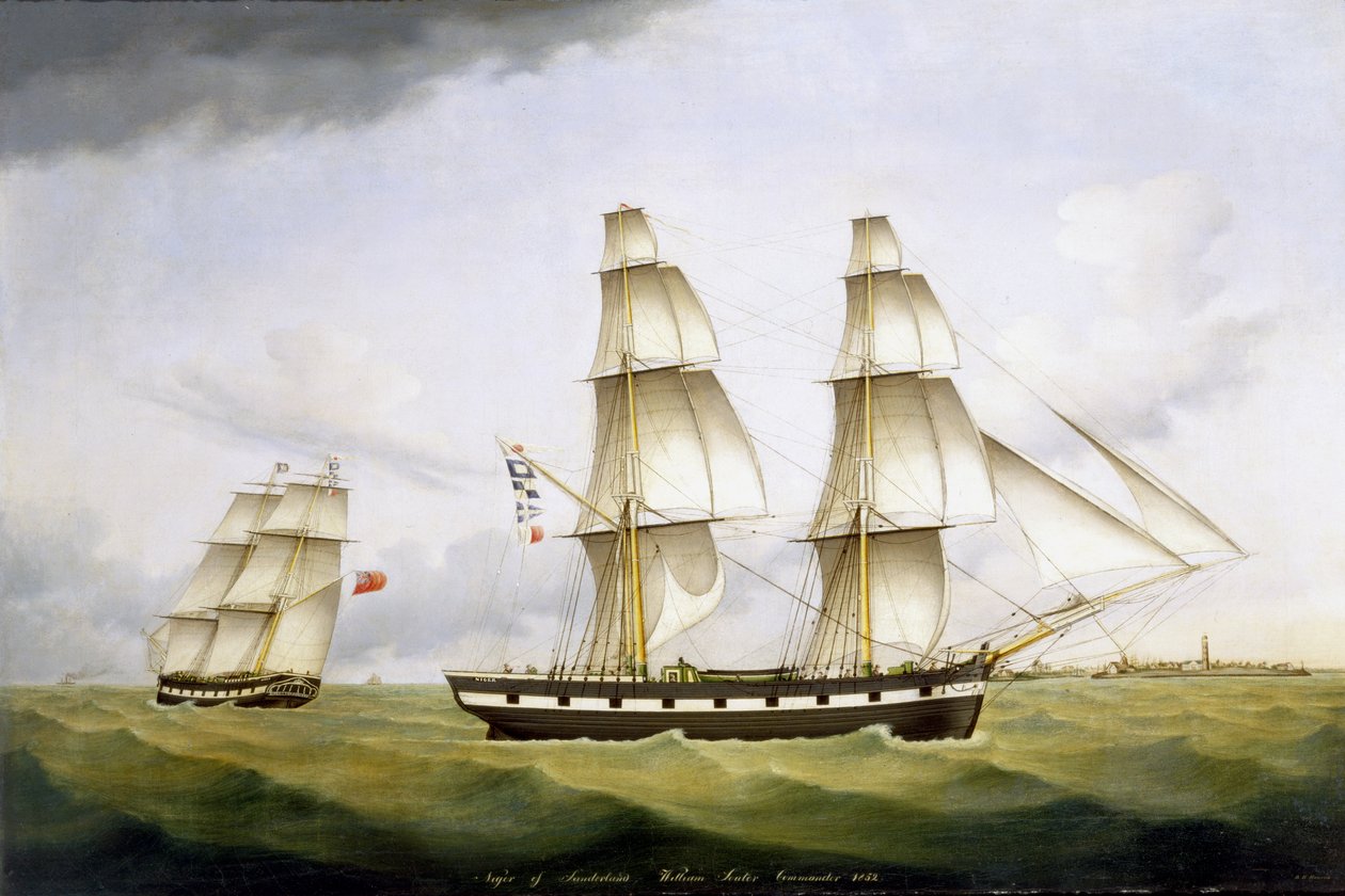 Sunderland Nijer, William Souter Komutanı, 1852 by B. H. Hansen