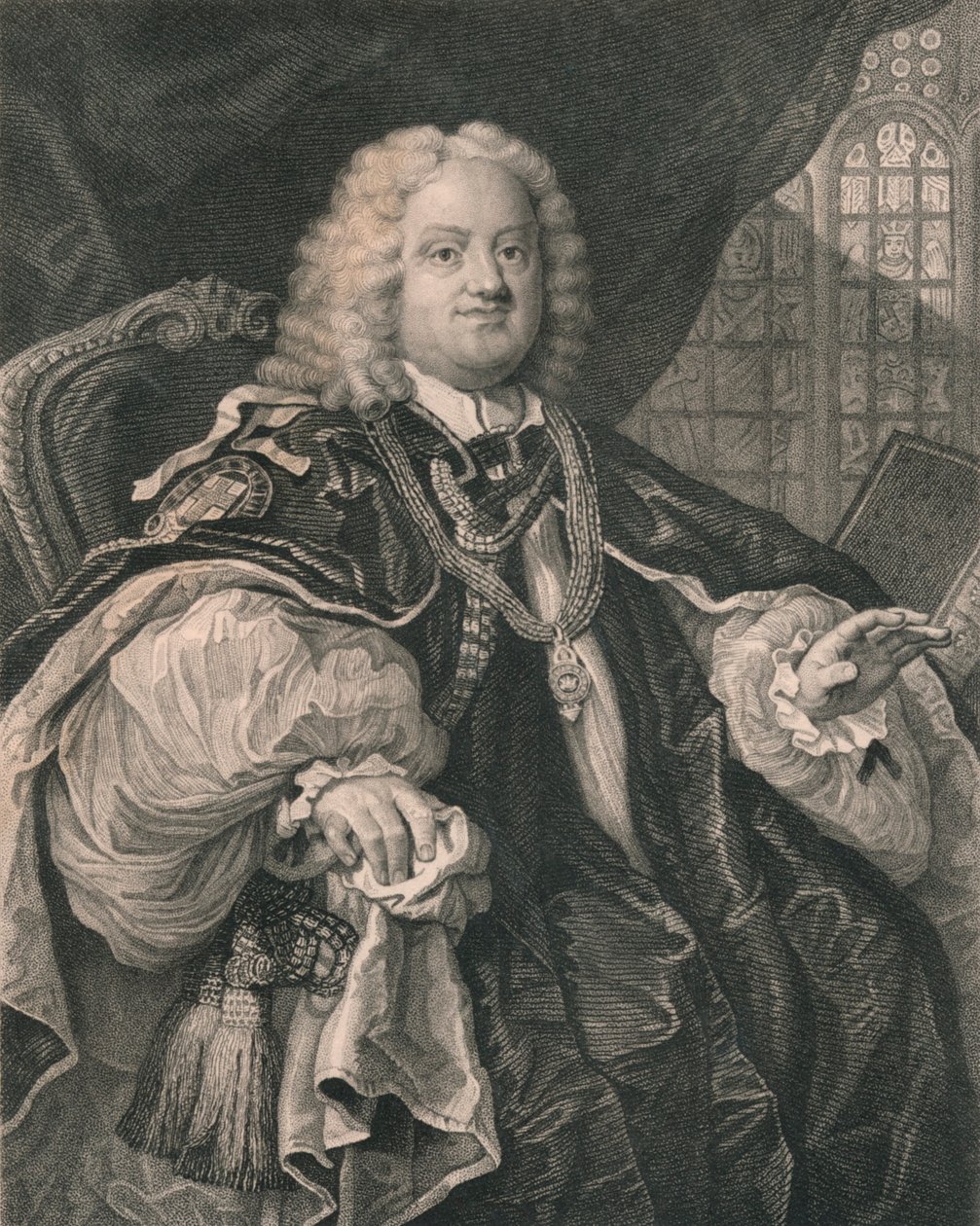 Benjamin Hoadly, 1676-1761, İngiliz din adamı, 19. yüzyıl by B Holl