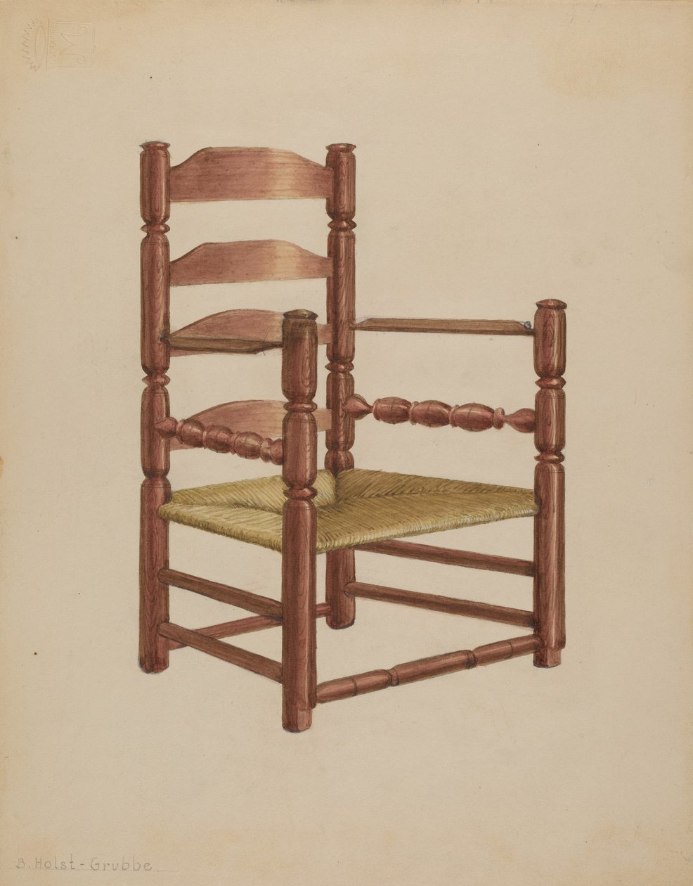 Sandalye by B. Holst Grubbe