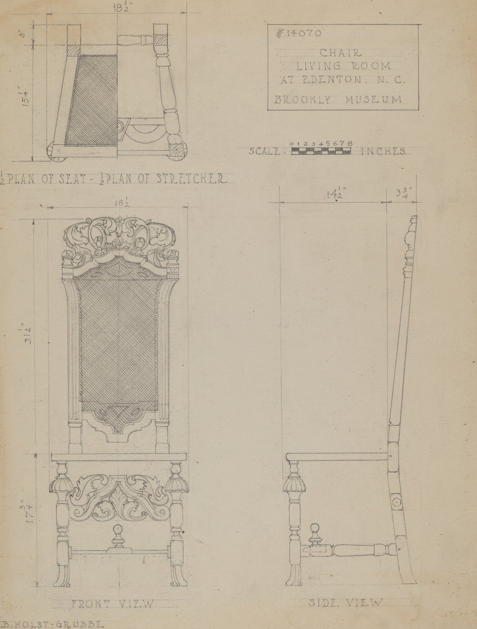 Sandalye by B. Holst Grubbe