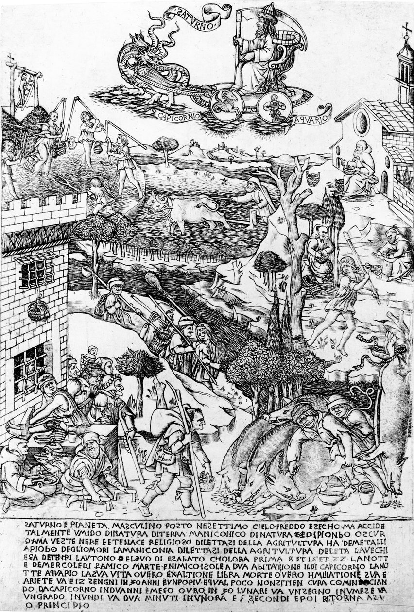 Satürn, c.1464 by Baccio Baldini