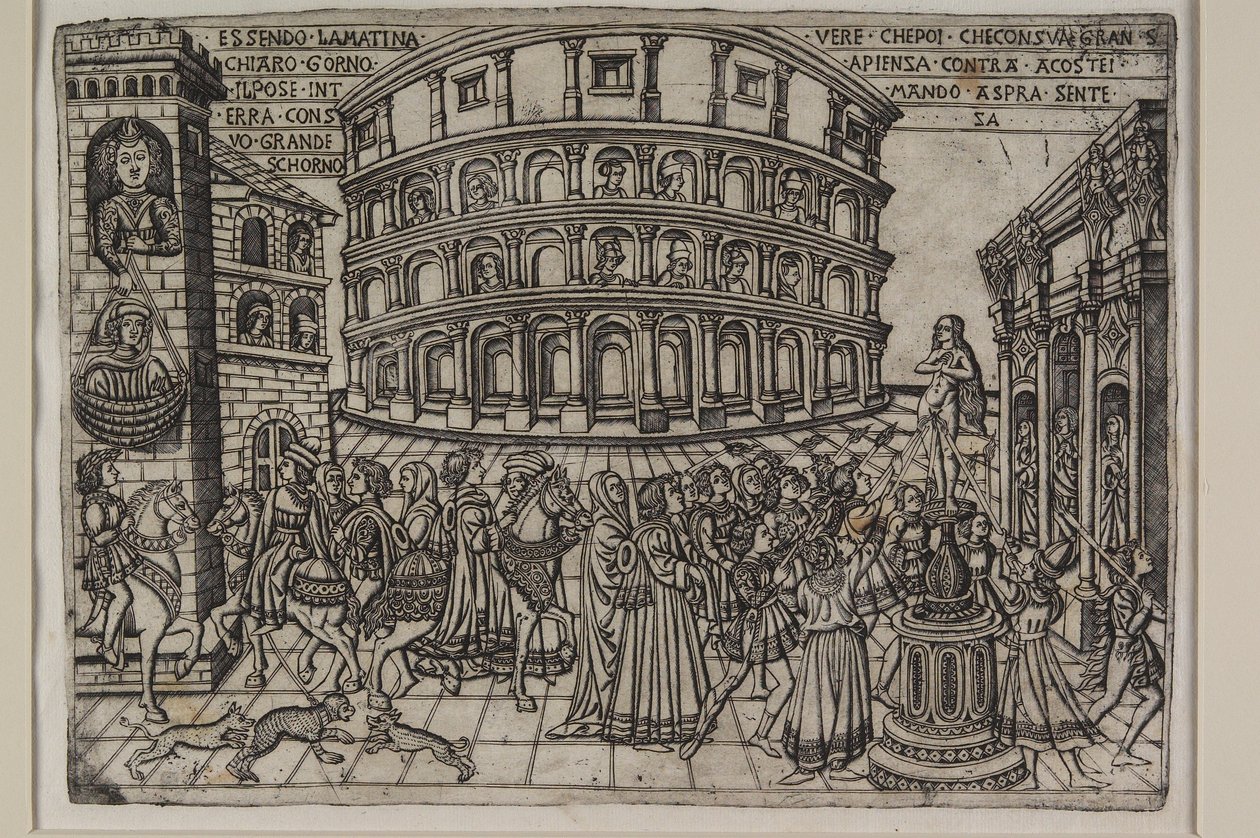 ವರ್ಜಿಲ್ ದಿ ಮಾಂತ್ರಿಕ, c.1460-63 ಟರ್ಕ್ by Baccio Baldini