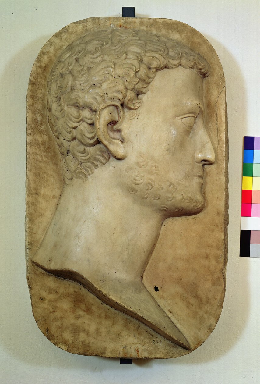 Cosimo I de 'Medici (1519-74) (mermer) by Baccio Bandinelli