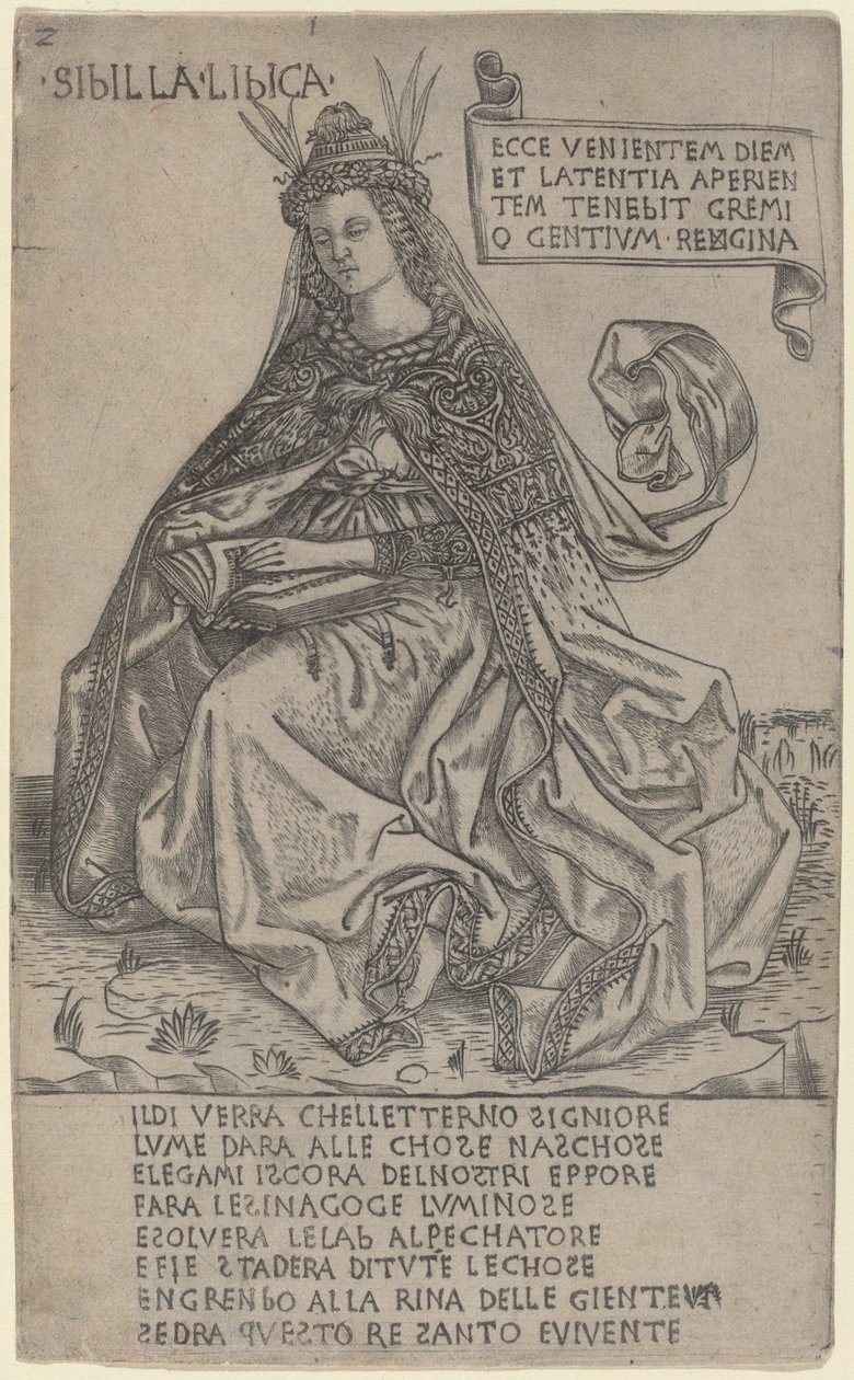 Libyalı Sibyl, c. 14701480. by Baccio Baldini