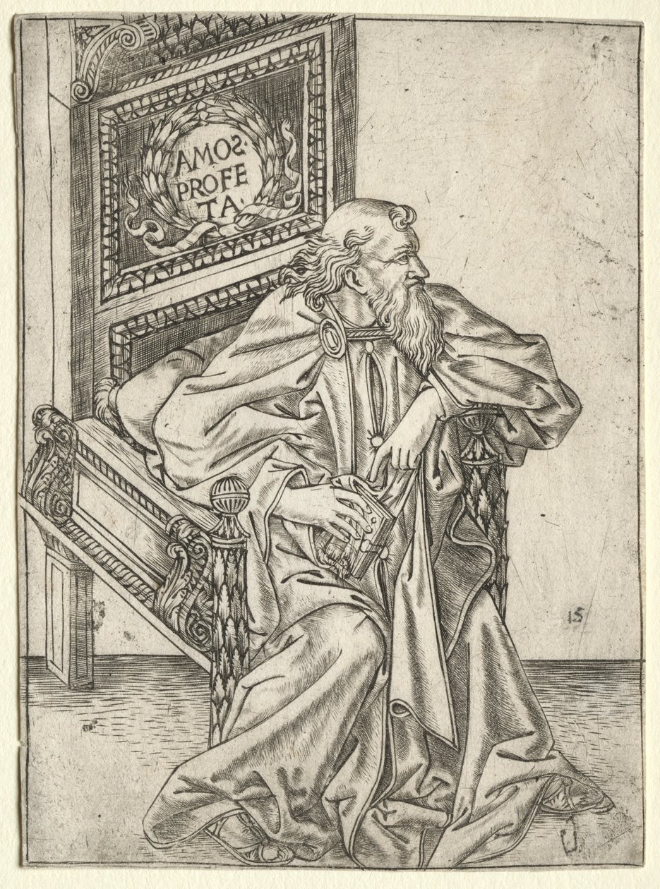 Peygamberler: Amos, c. 1470-1475. by Baccio Baldini