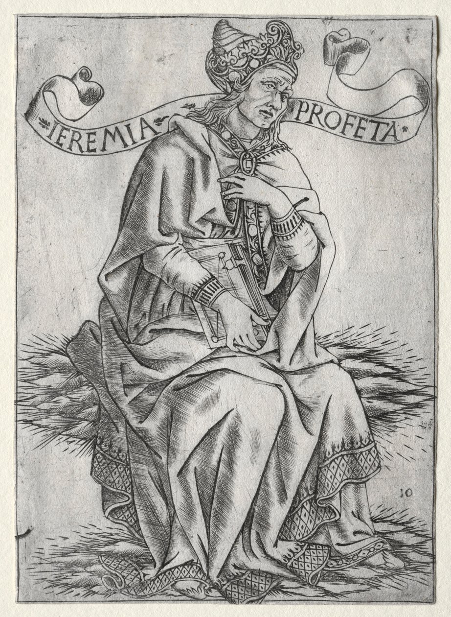 Peygamberler: Yeremya, c. 1470-75. by Baccio Baldini