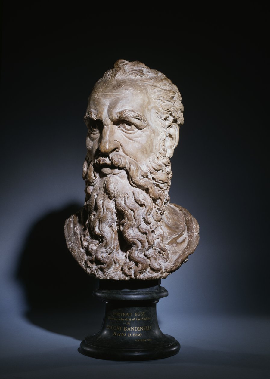 Aziz Paul Başkanının Çalışması, c.1535 (pişmiş toprak) by Baccio Bandinelli