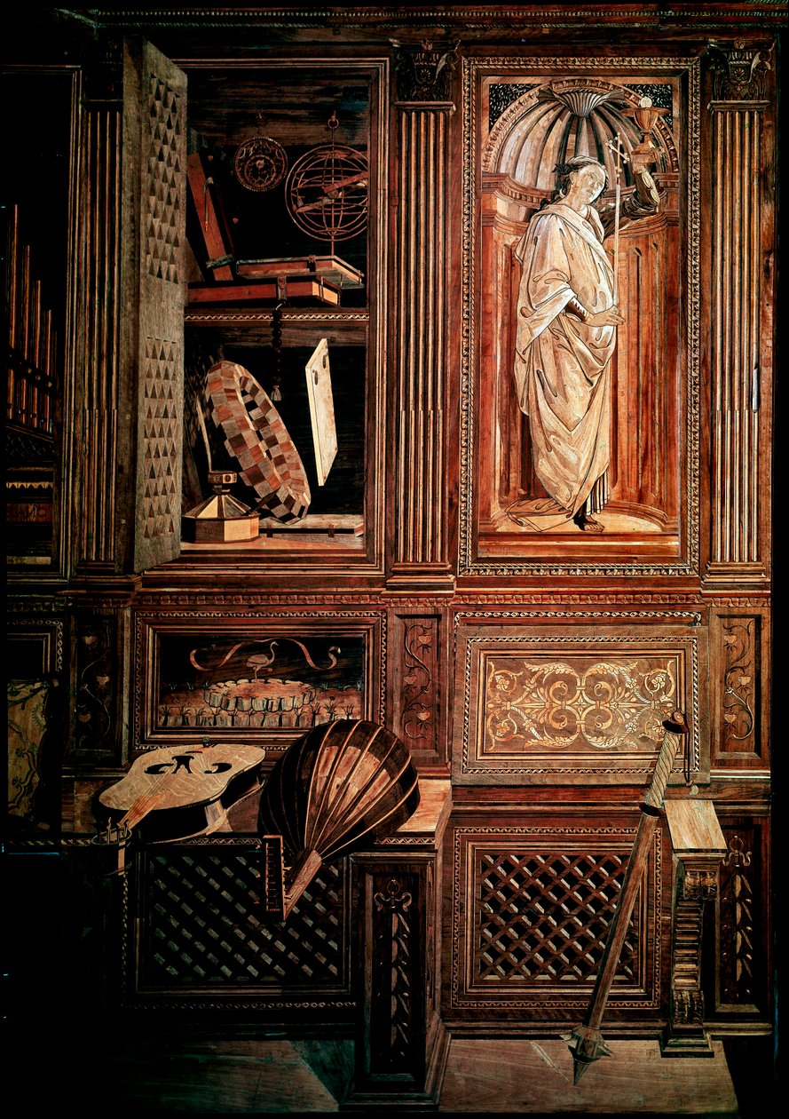 Studiolo of Montefeltre Dükü Frederic III, Urbino Dükü (Urbino), İtalyanca Federico III da Montefeltro